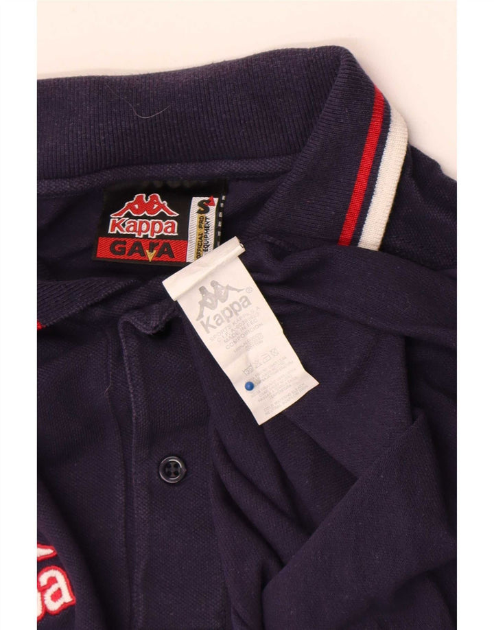 Kappa Herre Gara Polo Shirt Lille marineblå stribet bomuld
