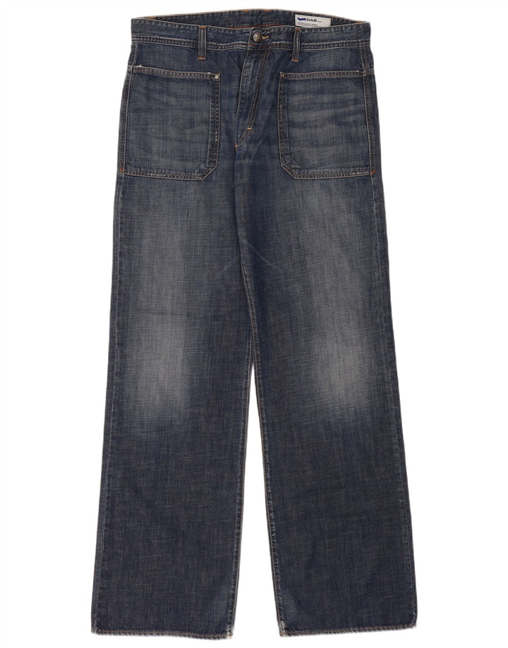 Gas Herre Jeans med brede ben W36 L36 Blå