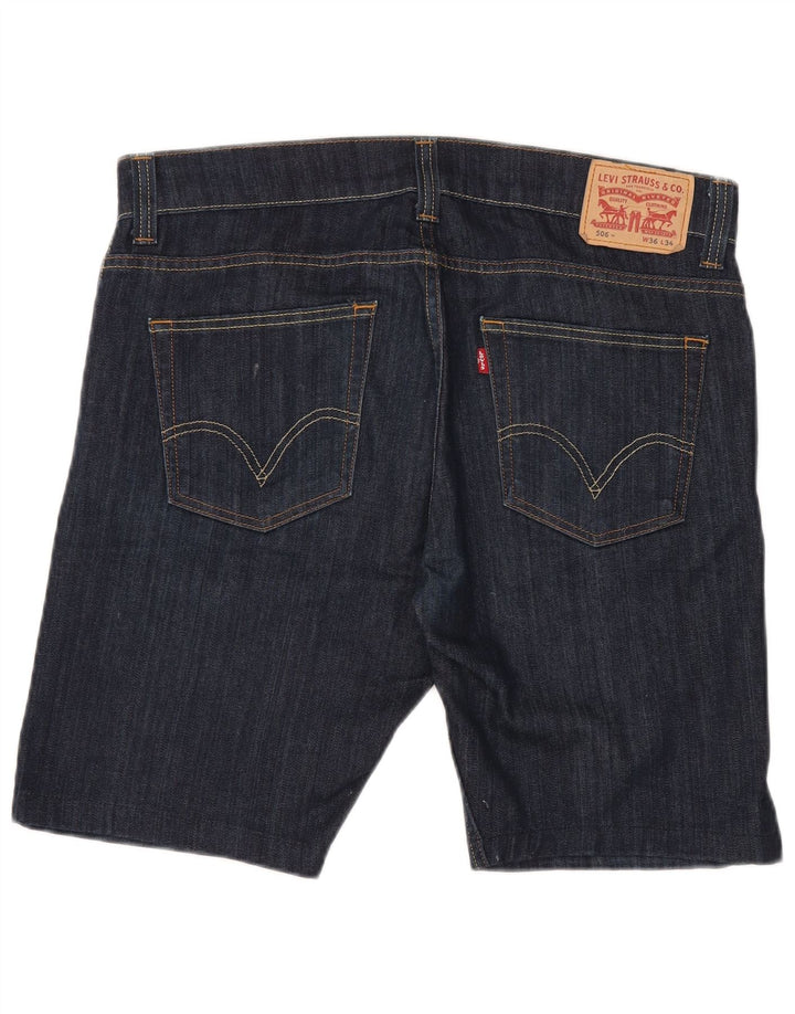 LEVI'S Mens 506 Denim Shorts W36 Large  Blue