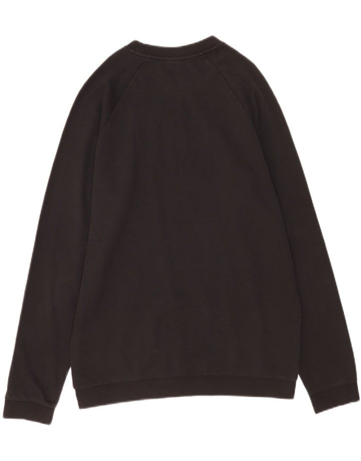 Hugo Boss Herre Grafisk Sweatshirt Jumper Stor Sort Bomuld