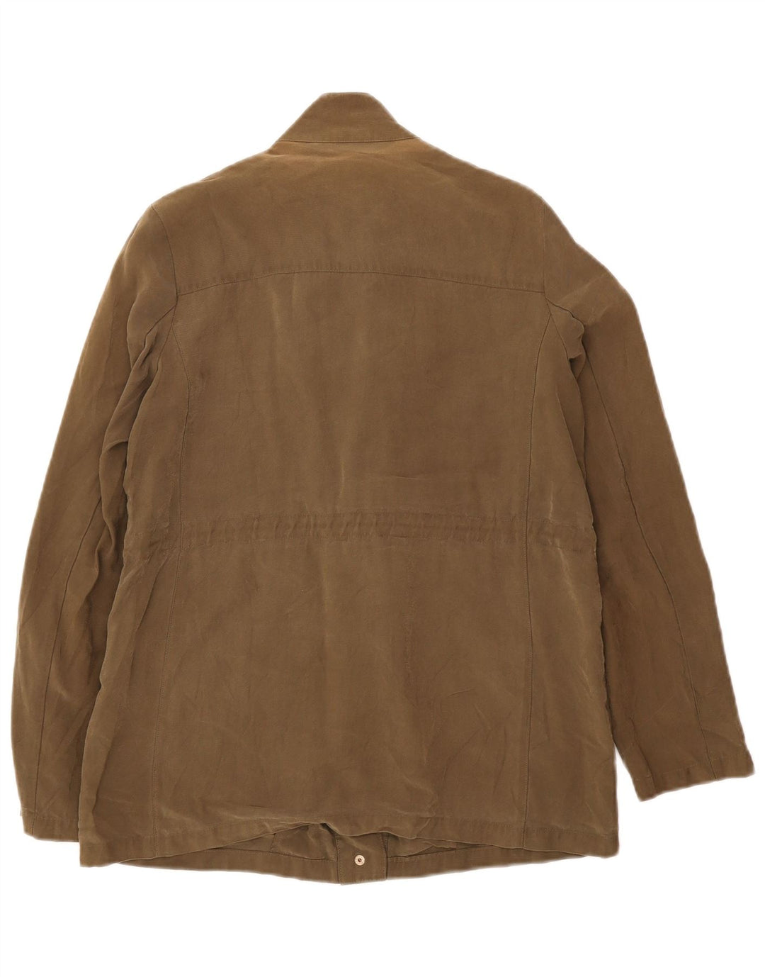 Zara Kvinder Oversized Utility Jacket UK 6 XS Khaki