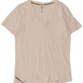Diesel T-Shirt Top UK 12 Medium Hvid Bomuld