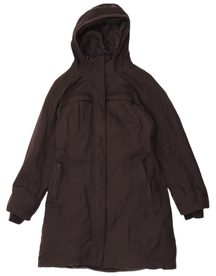 The North Face Dame Hooded Padded Coat UK 14 Medium Black Nylon