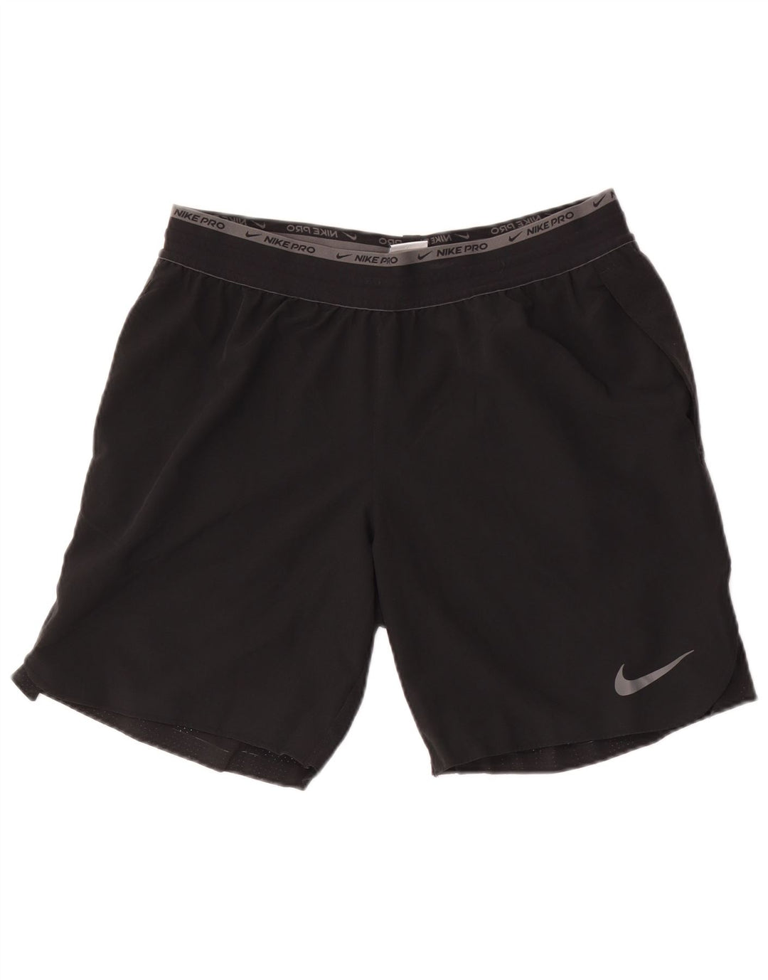 Nike Herre Dri Fit sportsshorts, store sorte polyester