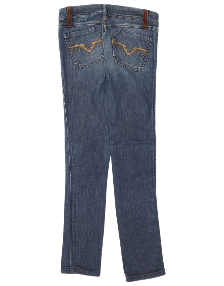 Diesel Dame Slim Jeans W27 L31 Blå Bomuld
