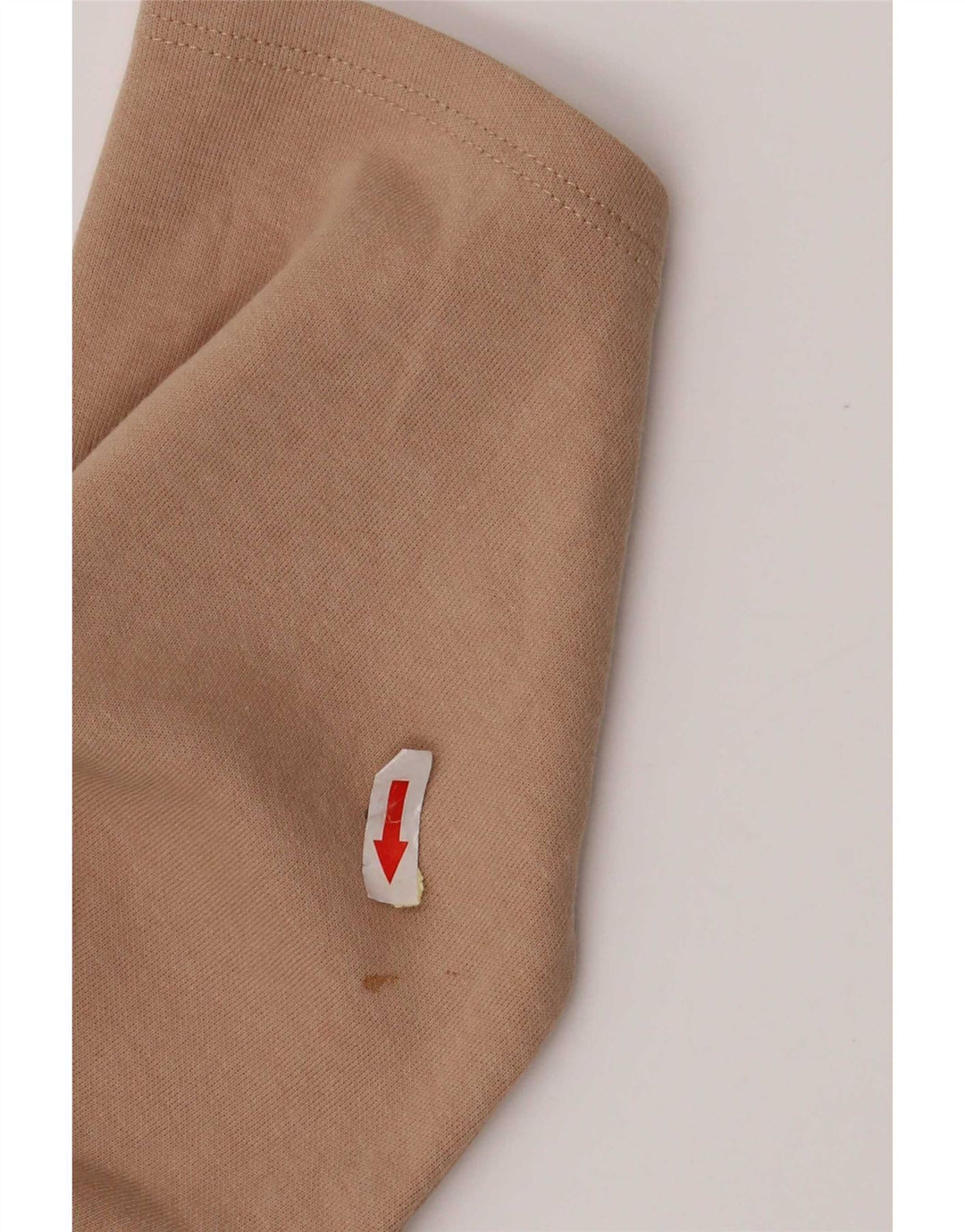 Zara Dame 1/2 ærme Skift Kjole UK 8 Small Beige