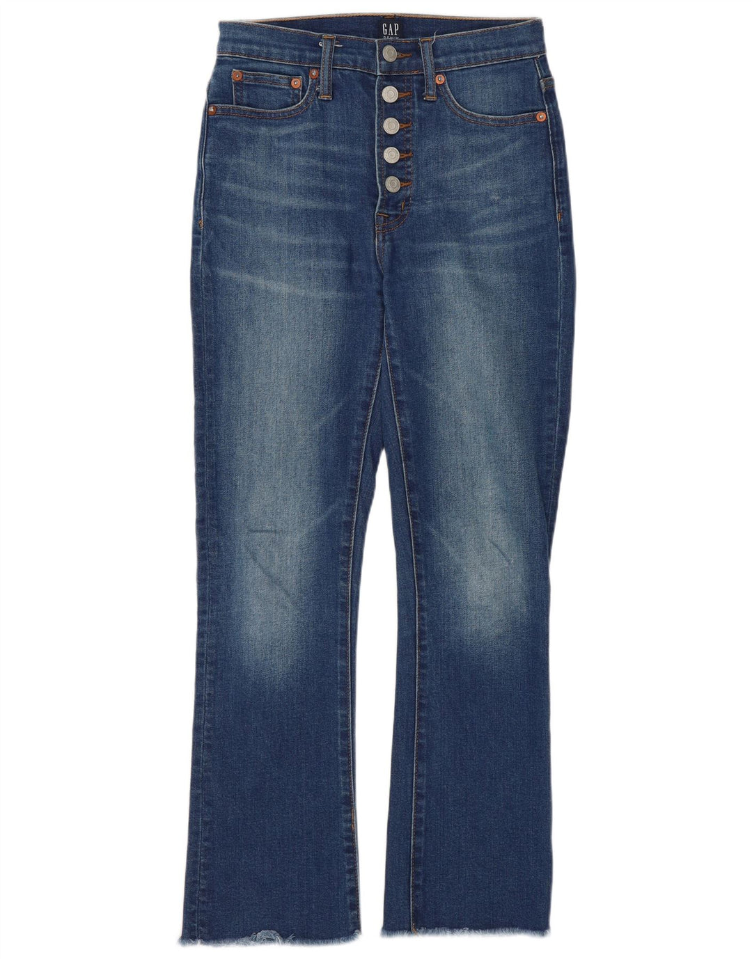 Gap Dame Cropped Jeans IT 42/44 Medium W28 L26 Blå Bomuld