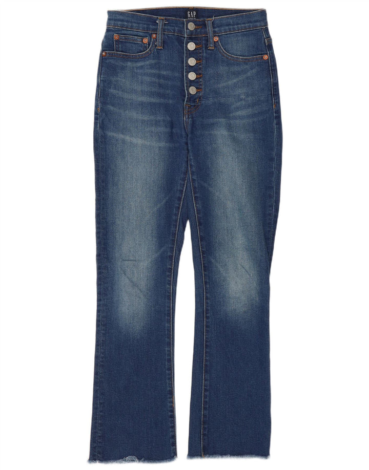 Gap Dame Cropped Jeans IT 42/44 Medium W28 L26 Blå Bomuld