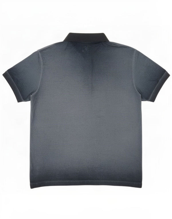 Angelo Litrico Mens Polo Shirt 2XL Blue Flecked Cotton
