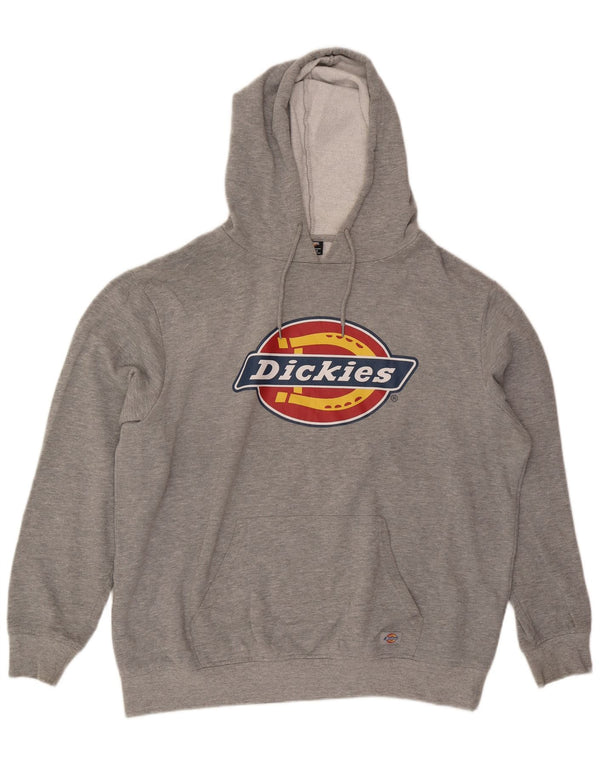 Dickies Grafisk hættetrøje til mænd 2XL Grå Flecked Bomuld