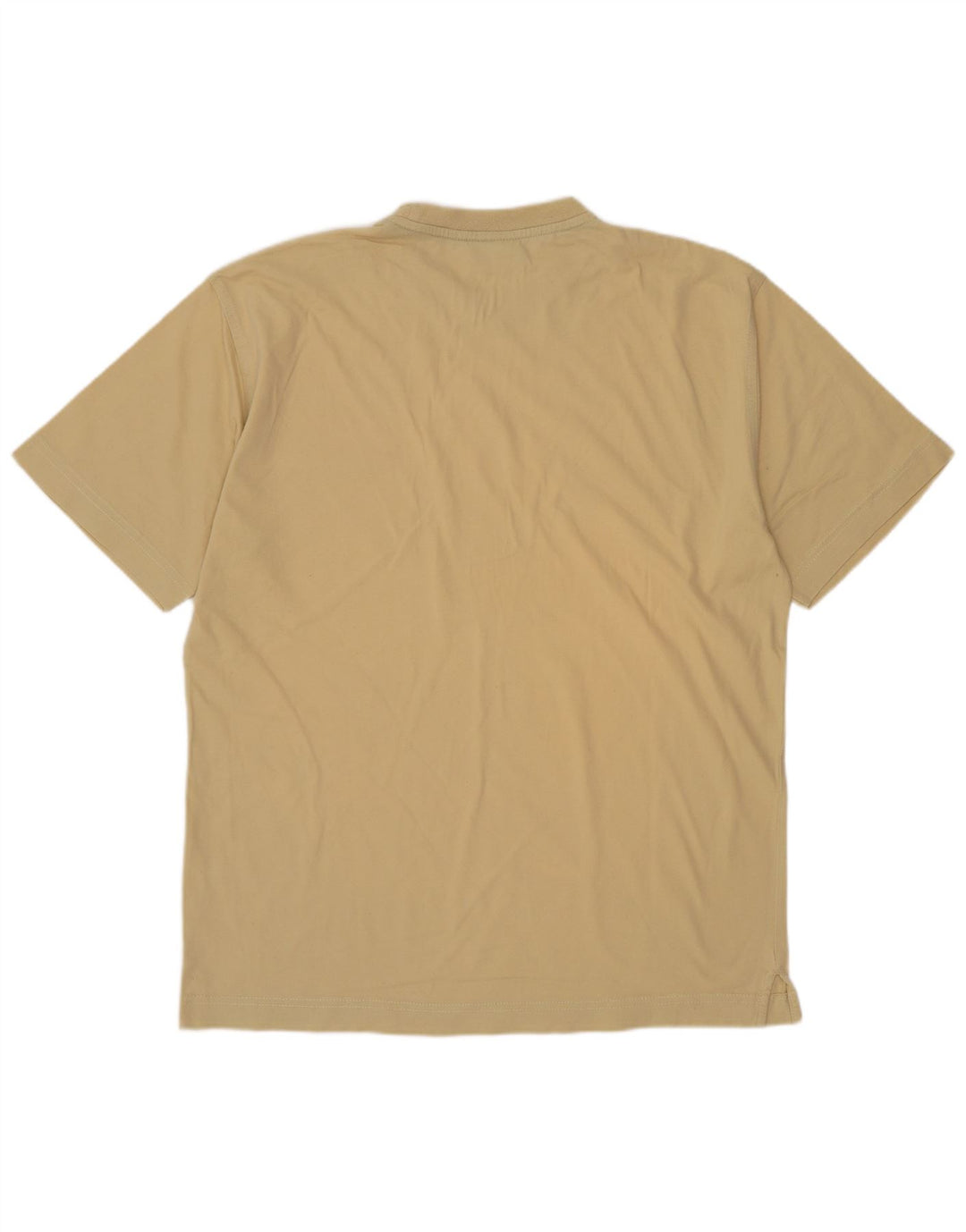 Asics Herre T-Shirt Top Medium Gul Bomuld