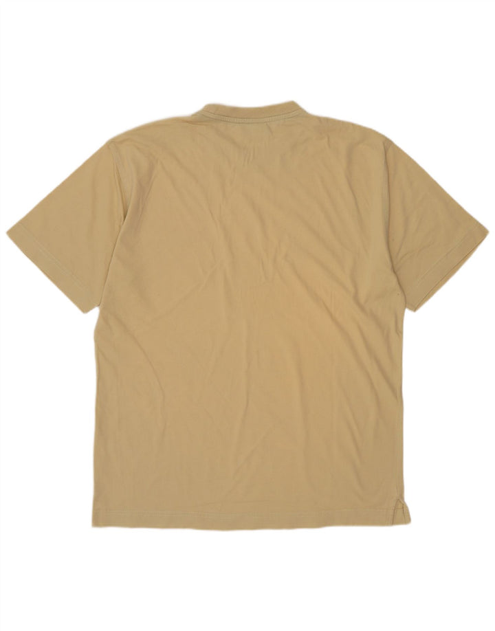 Asics Herre T-Shirt Top Medium Gul Bomuld