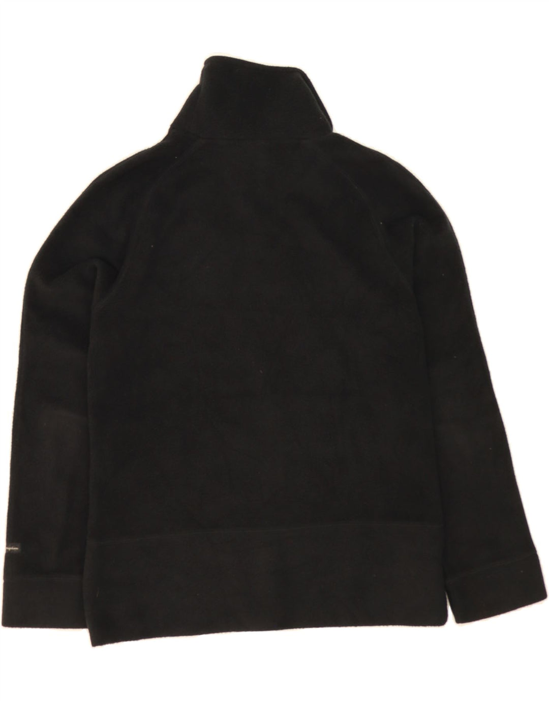CHAMPION Womens Fleece Jumper UK 14 Medium Black Polyester Vintage Champion and Second-Hand Champion from Messina Hembry 