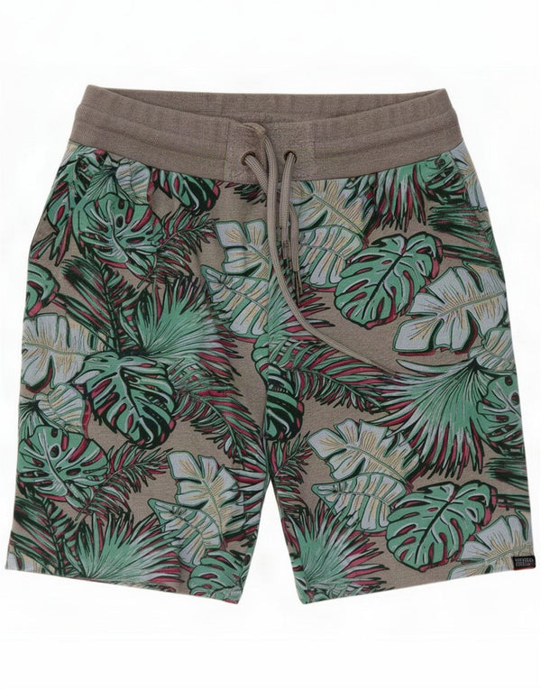 Superdry Sportshorts til mænd Large Green Floral Cotton