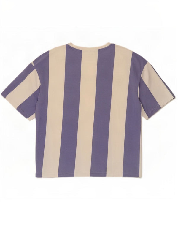 Jack & Jones Herre T-shirt Top Stor lilla stribet bomuld