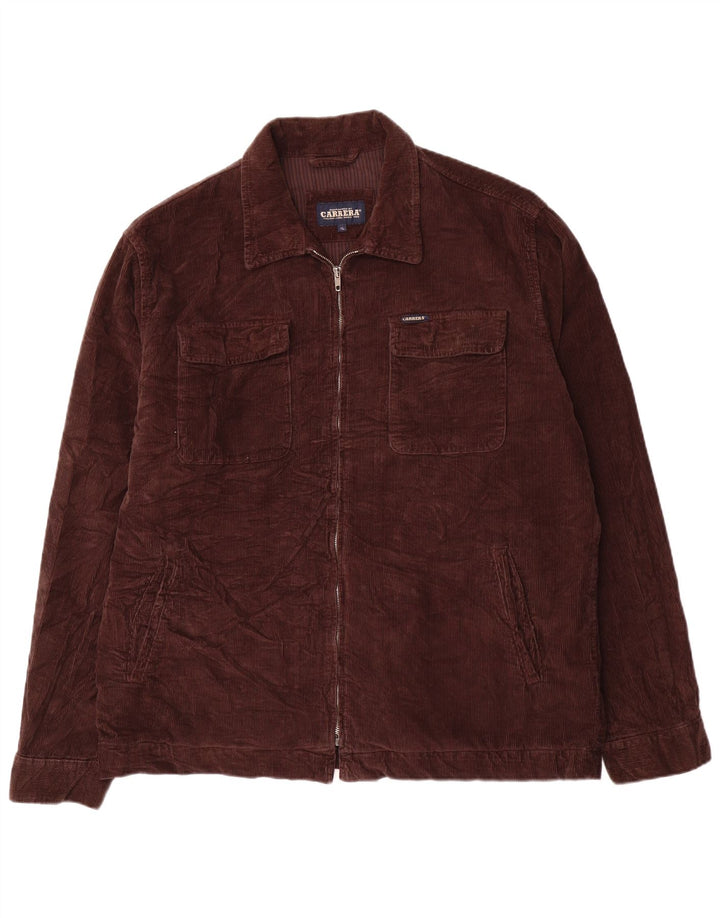 CARRERA Herre fløjlsjakke UK 42 XL Brun Bomuld