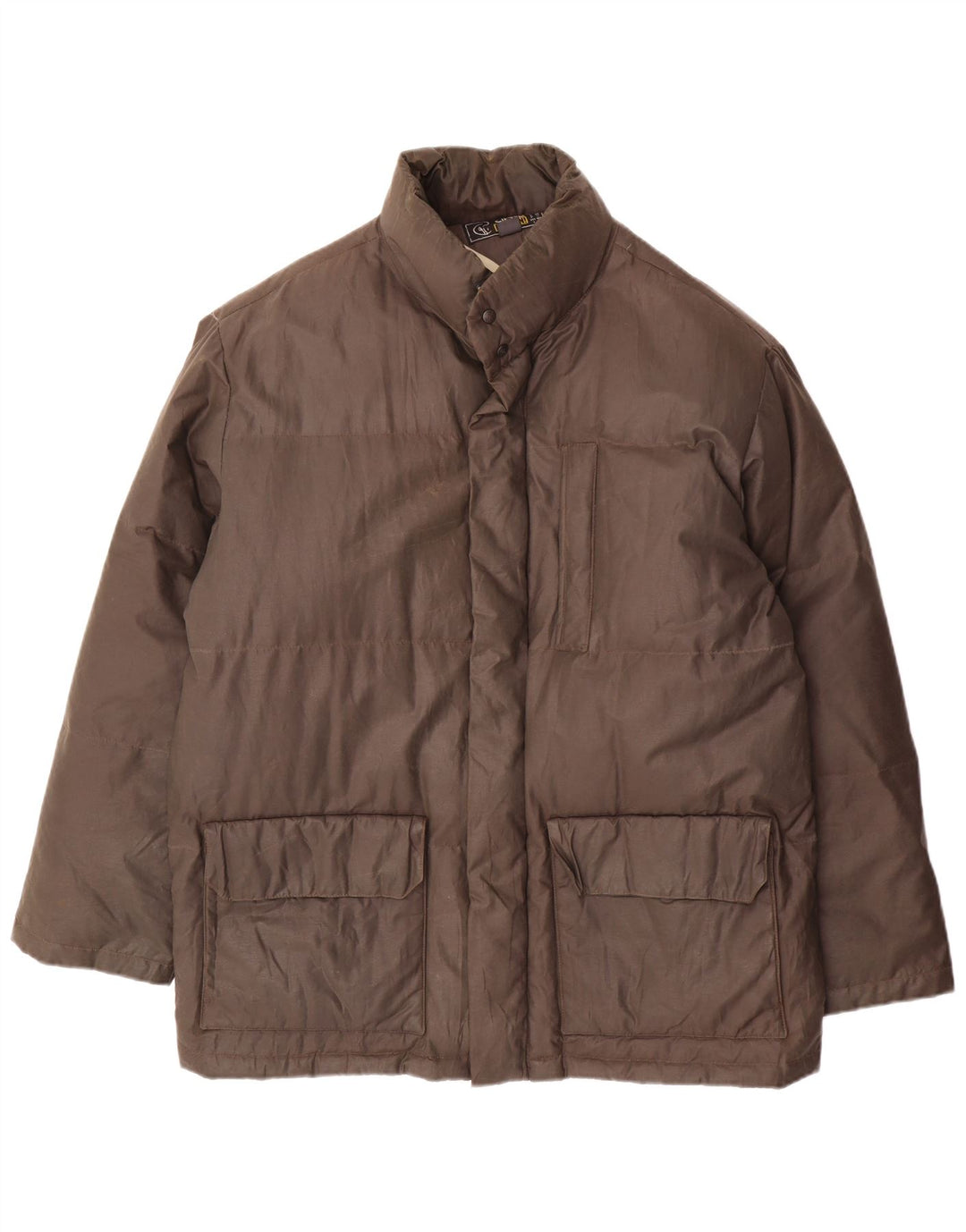 Ciesse Piumini Herre Loose Fit polstret jakke IT 48 Lille brun bomuld