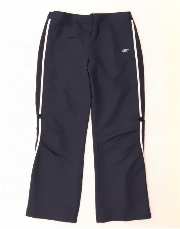 Reebok Womens træningsdragt Bukser UK 16 Large Navy Blue Polyester