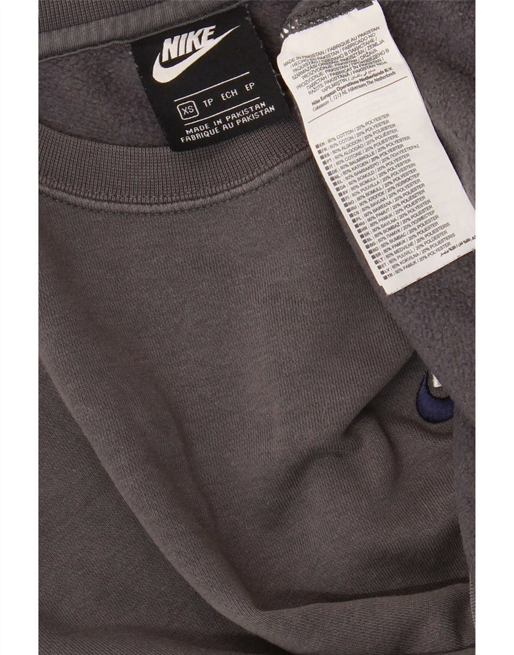 Nike Sweatshirt til mænd XS Grå bomuld
