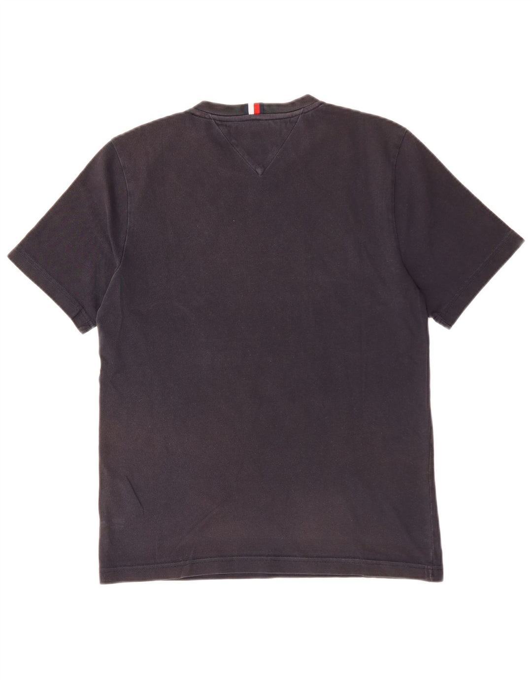 TOMMY HILFIGER Herre grafisk T-shirt Top Lille marineblå bomuld