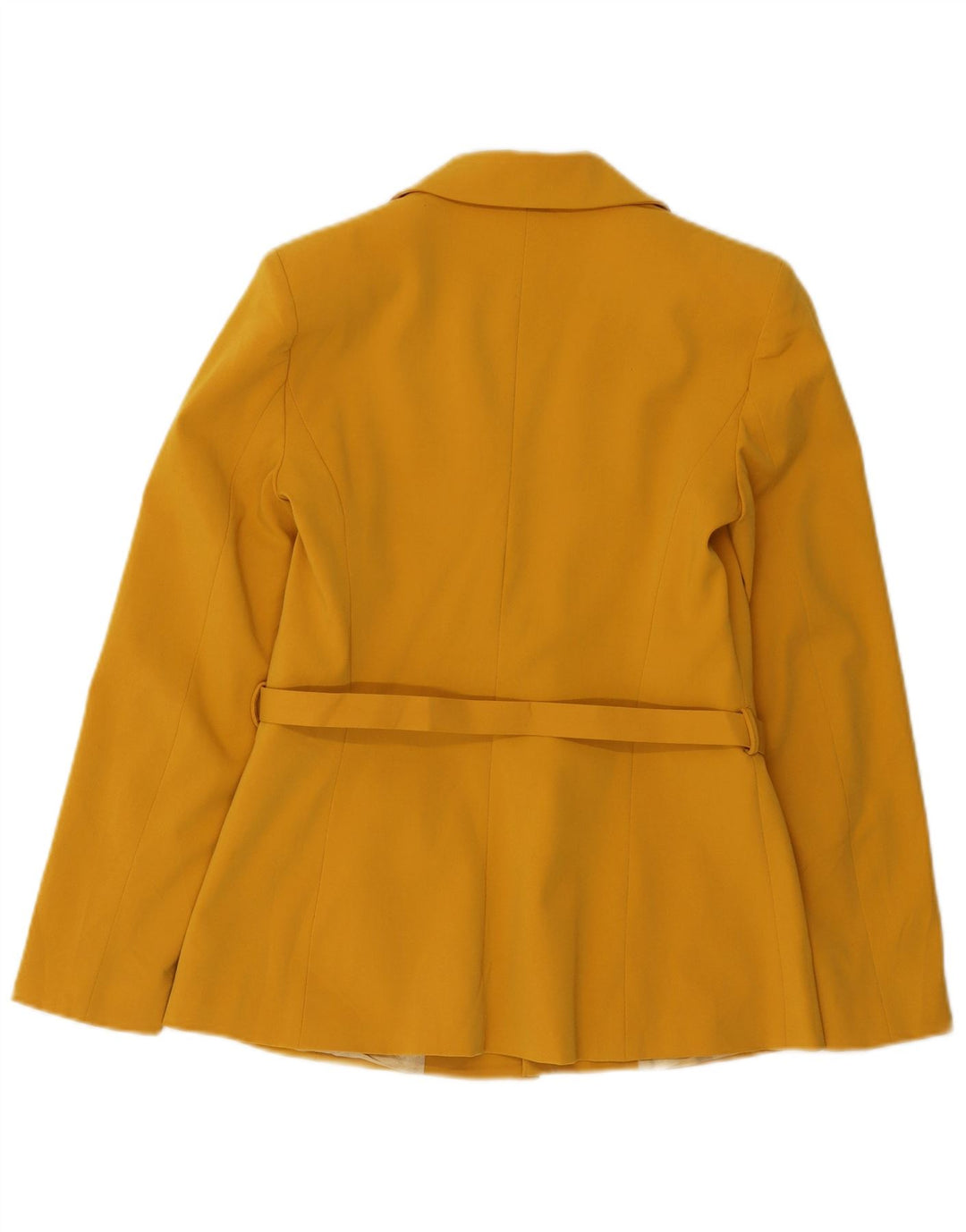 Zara Dame Blazer Jacket UK 10 Lille Gul Polyester