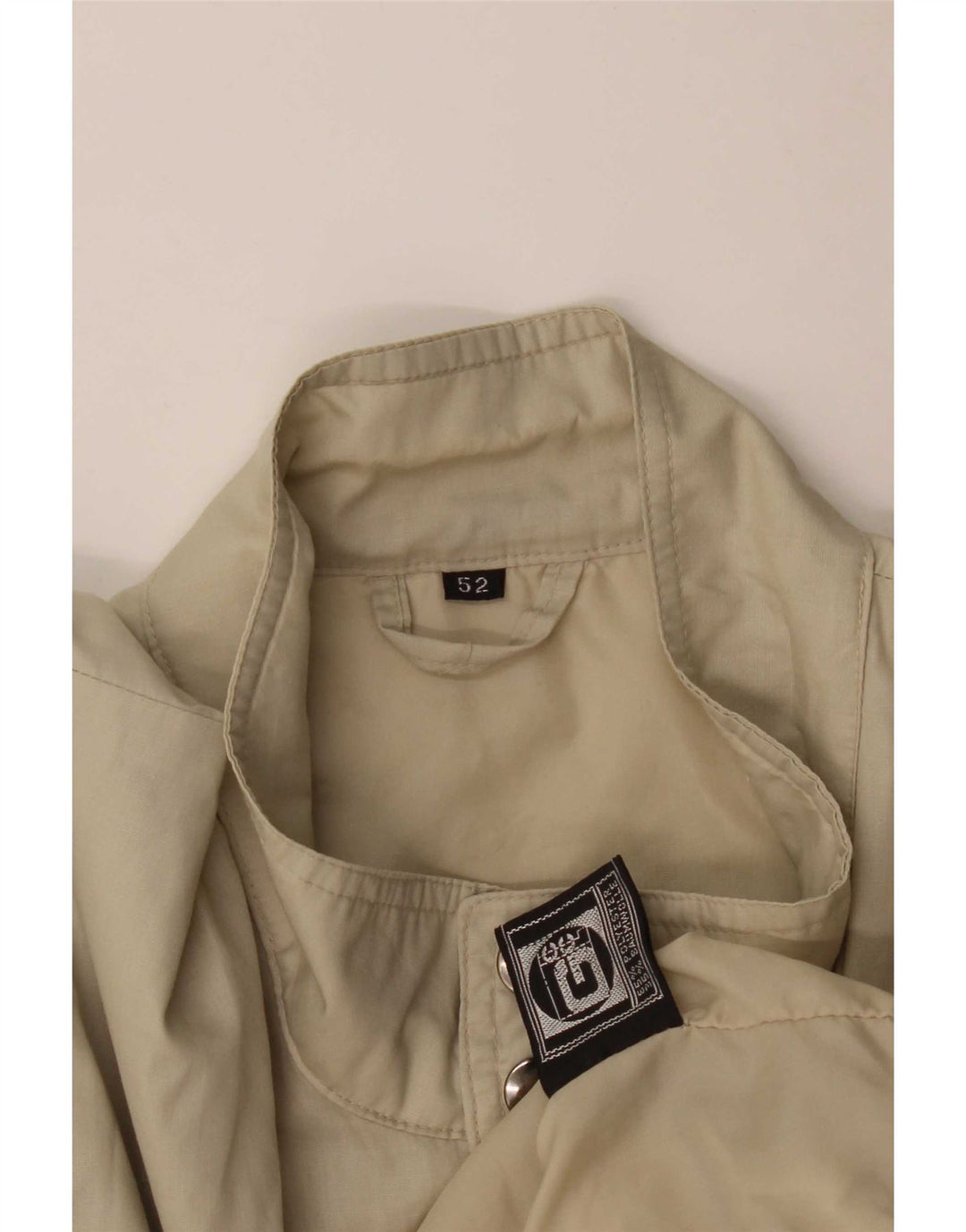 Vintage bomberjakke til mænd IT 52 XL Beige Polyester