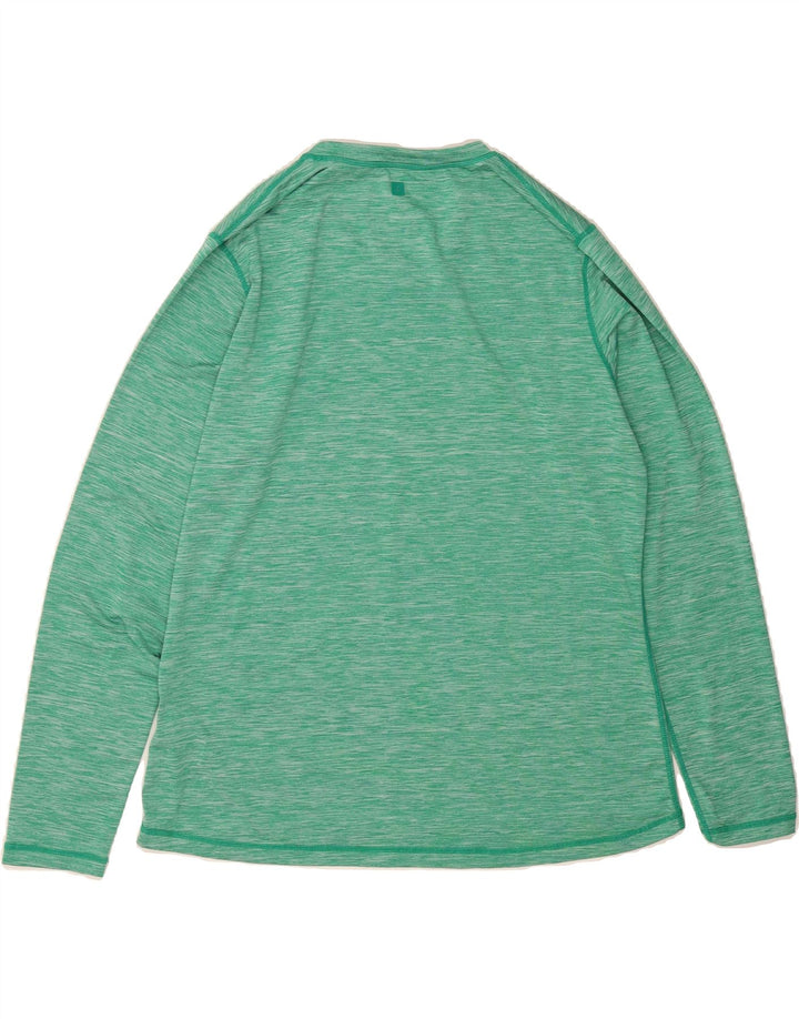 MOUNTAIN WAREHOUSE Womens Top Long Sleeve UK 16 Large Green Flecked Vintage Mountain Warehouse and Second-Hand Mountain Warehouse from Messina Hembry 