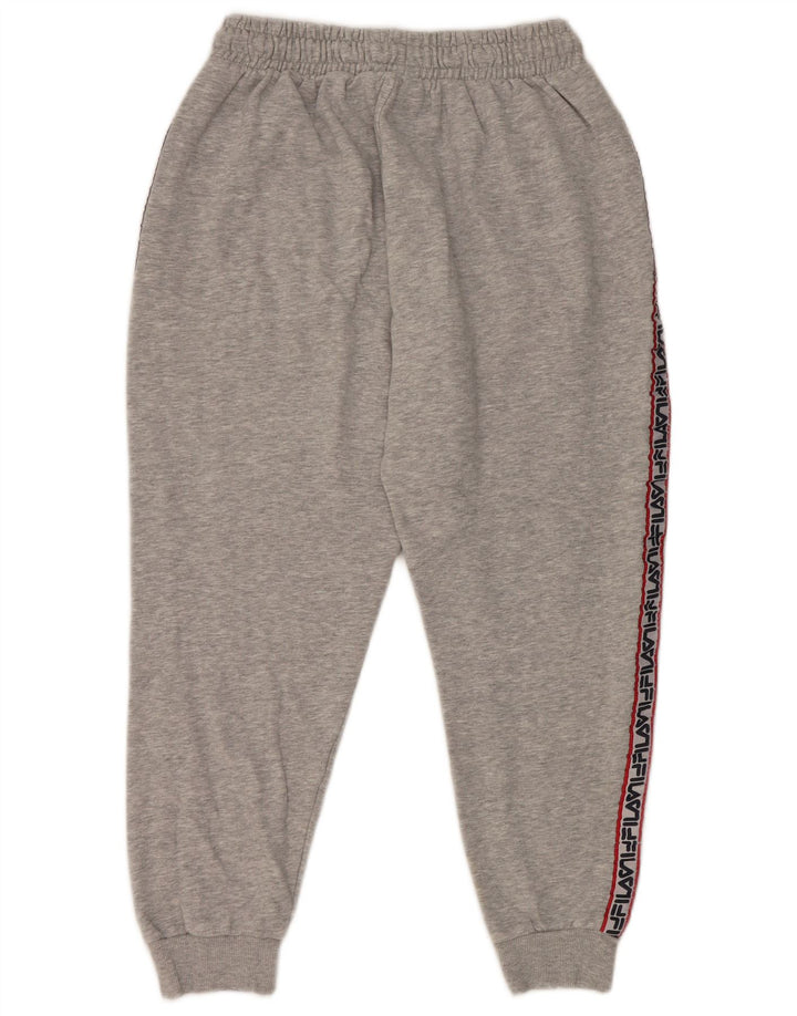Fila Herre grafisk træningsdragt Bukser Joggers Medium Grey Colourblock