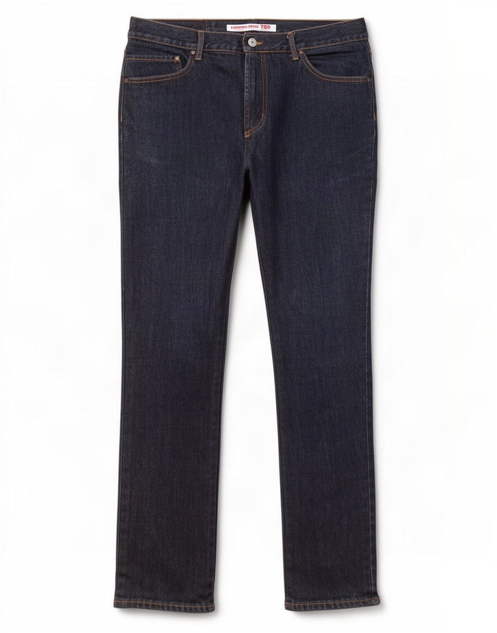 Carrera Dame 700 Slim Jeans W36 L32 Marineblå Bomuld