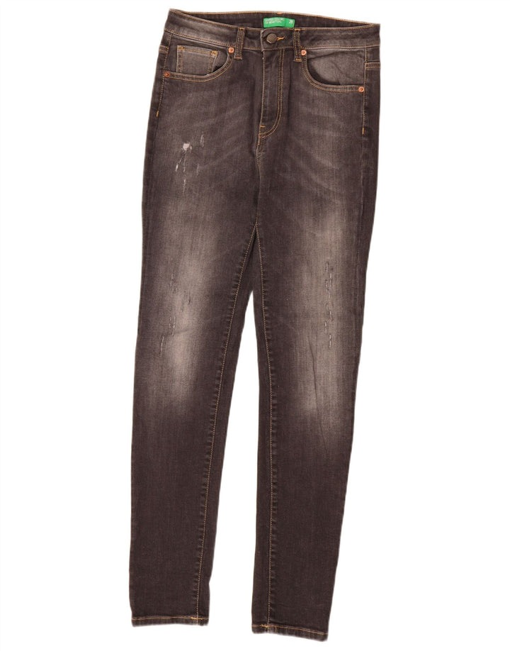 Benetton Herre Skinny Jeans W28 L30 Grå