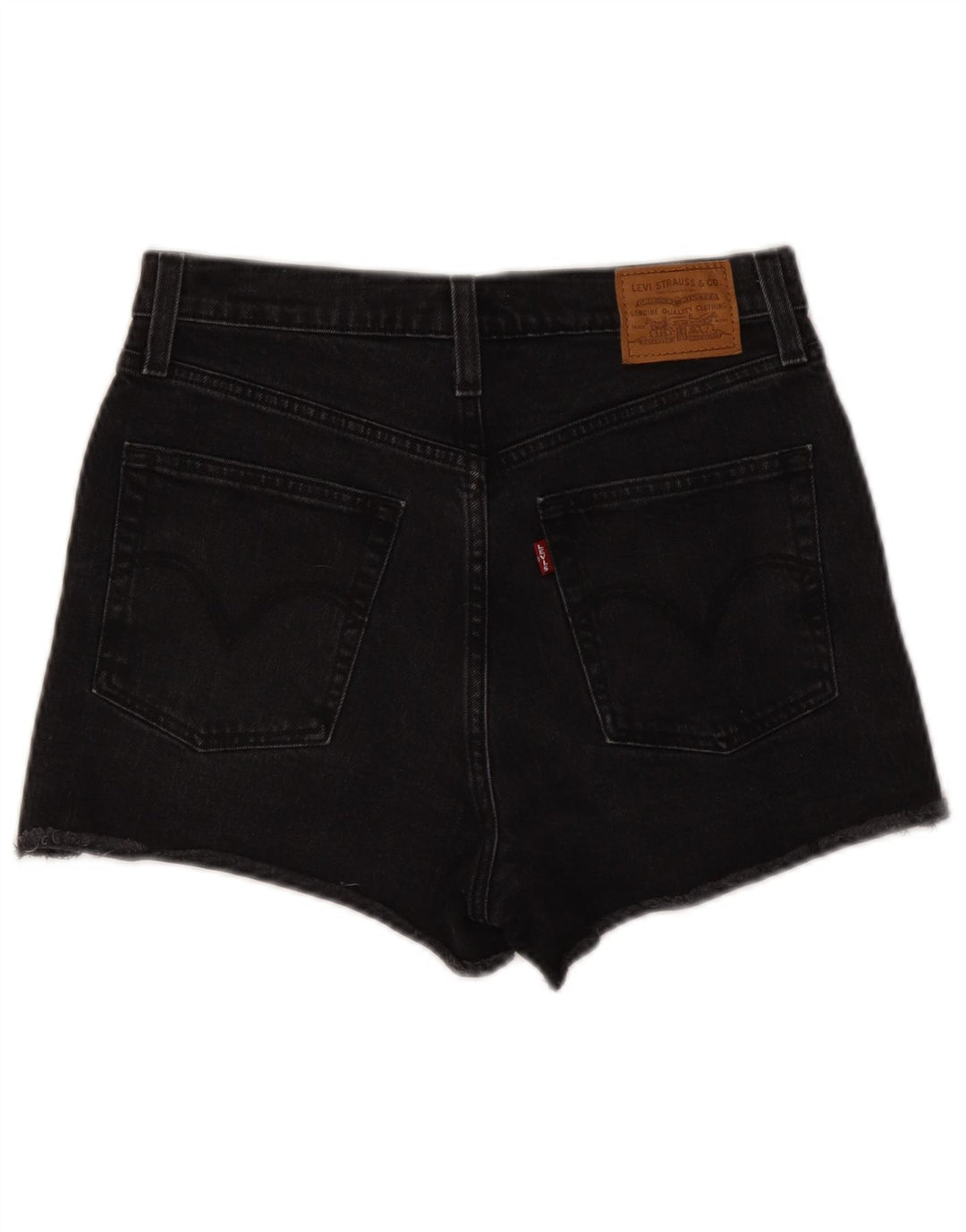 Levi's denimshorts til kvinder W29 Mellem sort bomuld