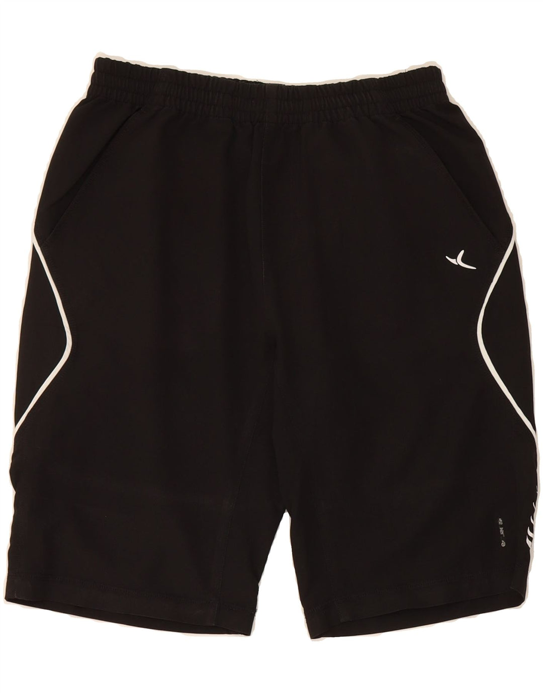 DOMYOS Mens Sport Shorts Small  Black Vintage Domyos and Second-Hand Domyos from Messina Hembry 