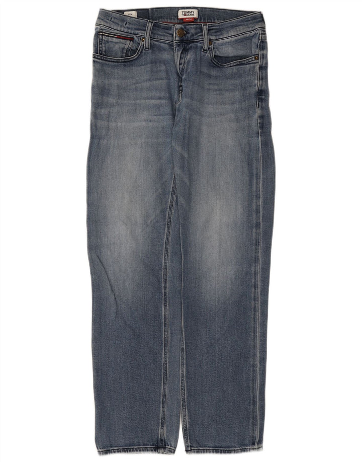 Tommy Hilfiger Herre Slim Jeans W30 L32 Blå Bomuld