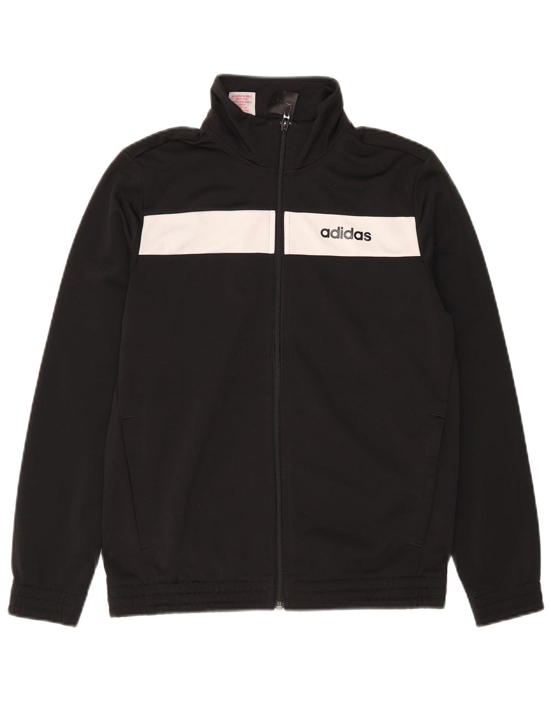 Adidas drenge grafisk træningsdragt topjakke 12-13 år Sort Colourblock