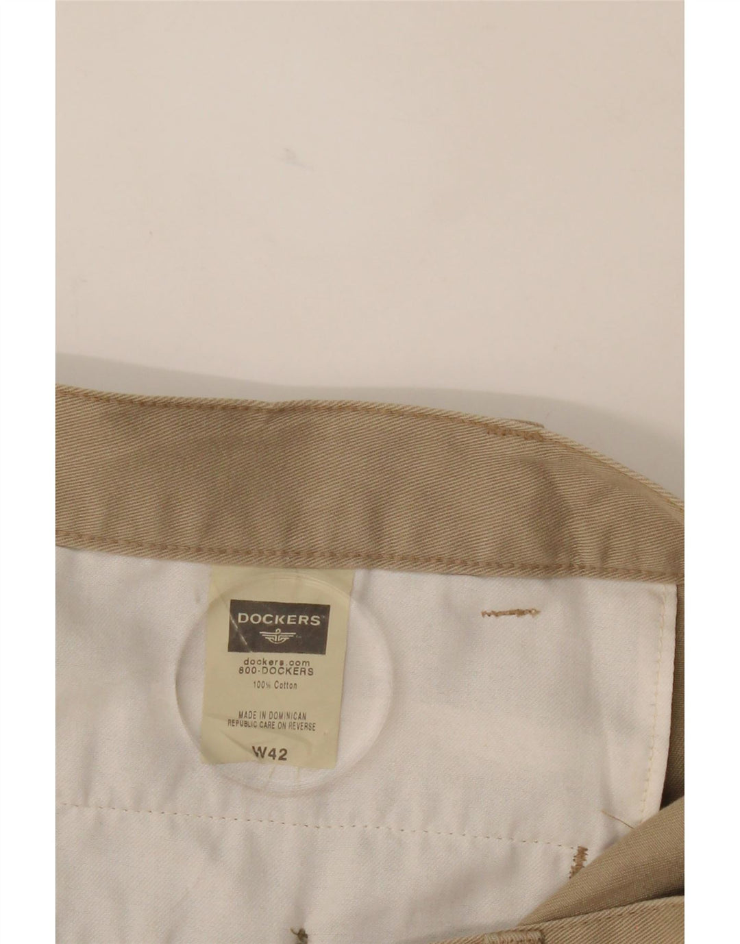 DOCKERS Mens Pegged Chino Shorts W42 2XL Beige Cotton Vintage Dockers and Second-Hand Dockers from Messina Hembry 
