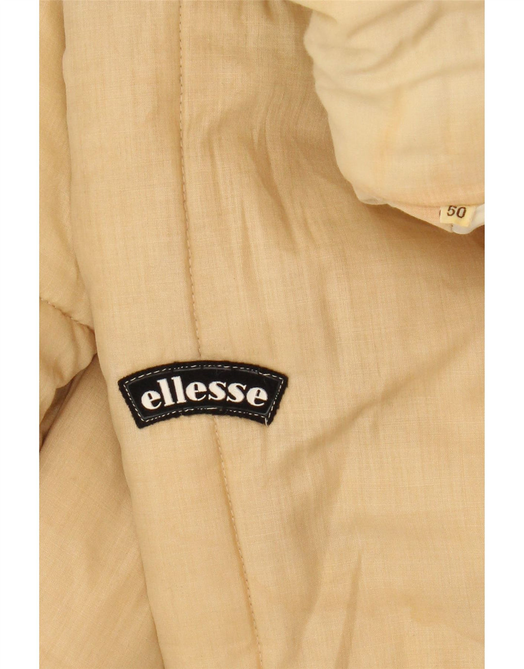 ELLESSE Mens Military Padded Jacket IT 50 Large Yellow Vintage Ellesse and Second-Hand Ellesse from Messina Hembry 