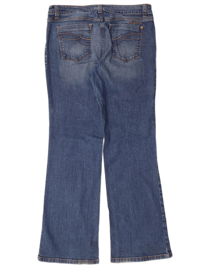 Dkny Dame Bootcut Jeans US 16 2XL W35 L32 Blå Bomuld