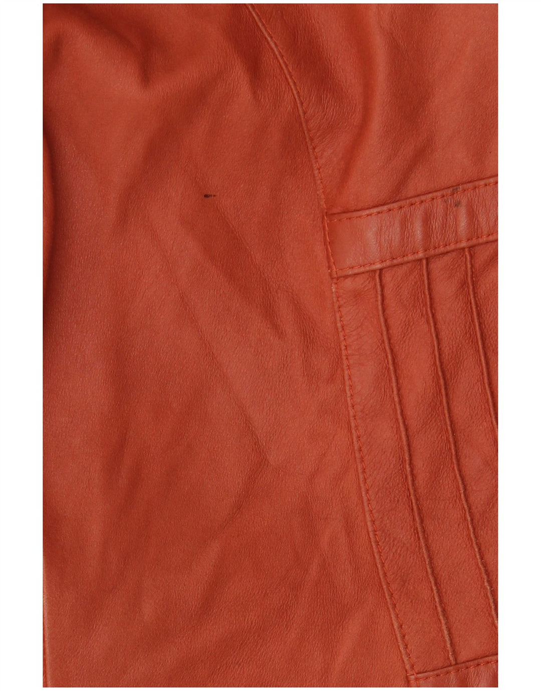 ELEGANCE PARIS Dame 2-knaps blazerjakke UK 20 2XL Brunt læder