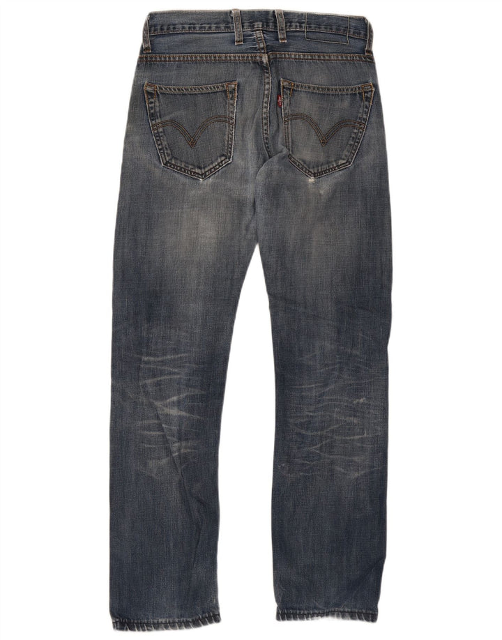 Levi's Herre 504 lige jeans W29 L34 blå bomuld
