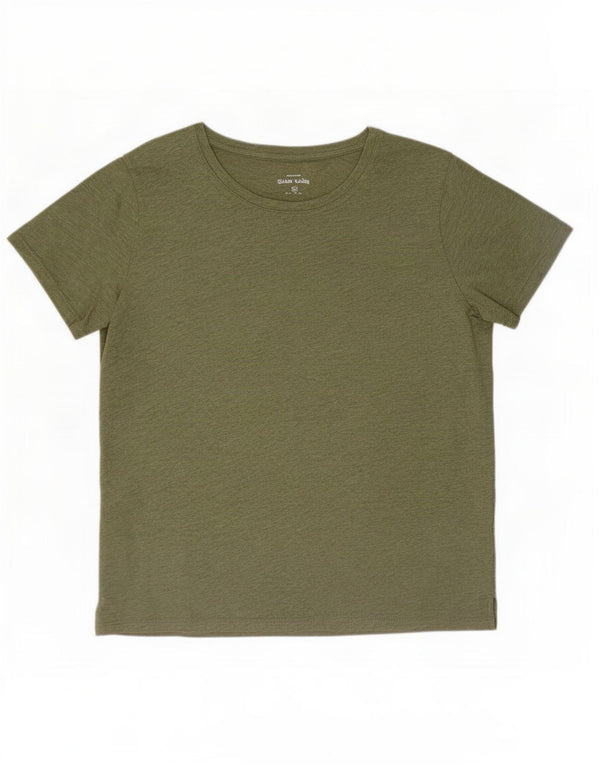 Eddie Bauer Herre T-Shirt Top 2XL Grøn Bomuld