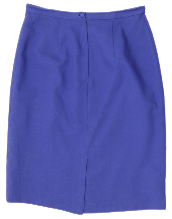Berkertex Womens 4-knap 2-delt nederdelsæt UK 14 Large Blue Polyester