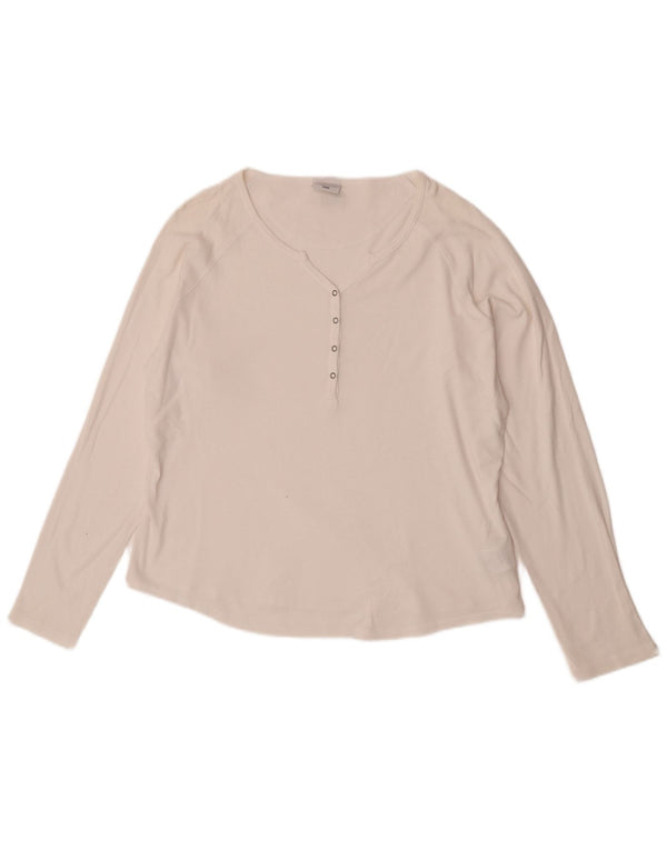 Columbia Dame Top Langærmet UK 18 XL Hvid Bomuld
