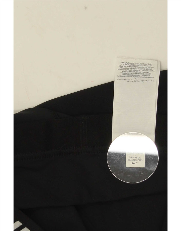 Nike Dame Grafiske Leggings UK 14 Large Sort Polyester