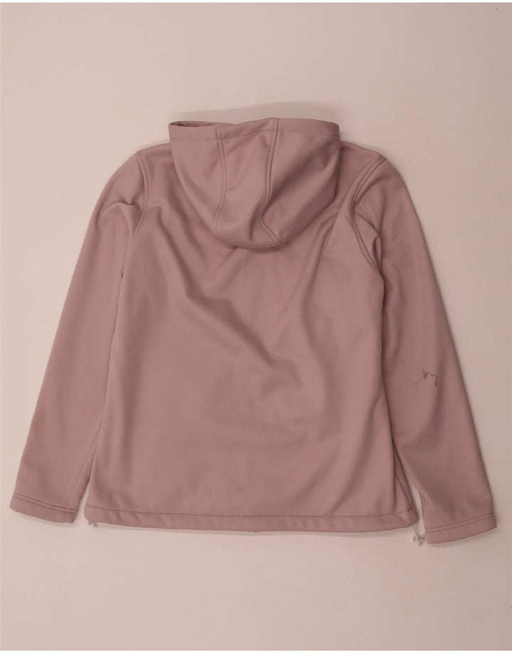 New Balance Dame hætte vindjakke UK 16 Large Purple Polyester