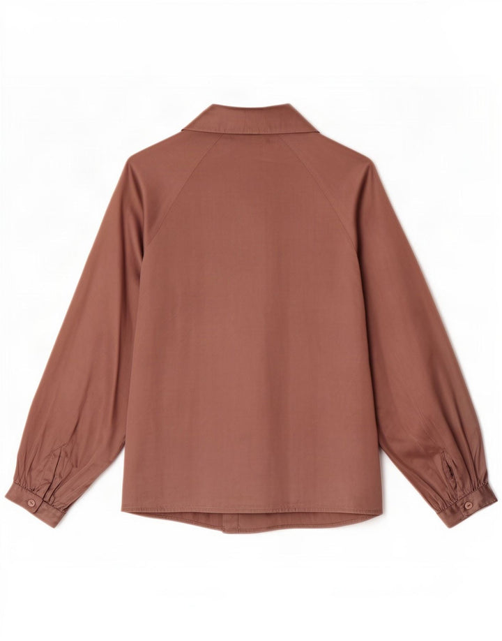 Luisa Spagnoli skjortebluse til kvinder One Size Pink Silke