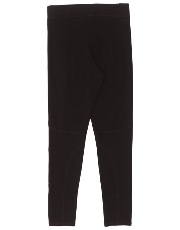 Zara Womens Leggings UK 8 Small Black Polyamide