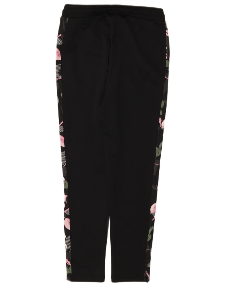 Puma træningsdragt bukser til kvinder UK 10 Small Black Floral Polyester