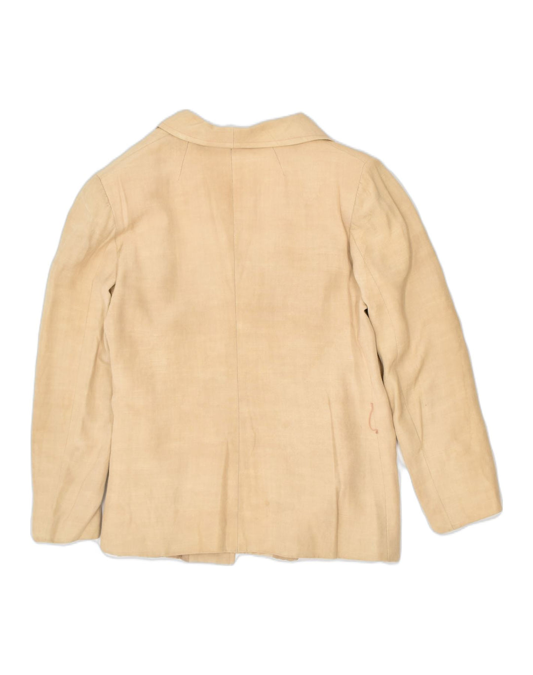 VINTAGE Womens Blazer Jacket IT 48 XL Beige Classic | Vintage | Thrift | Second-Hand | Used Clothing | Messina Hembry 