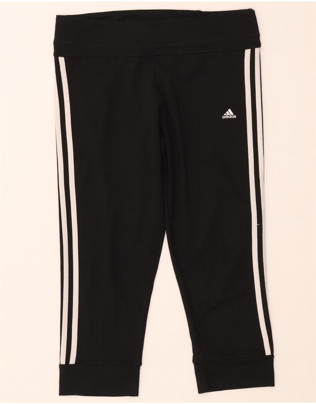 ADIDAS Dame Climalite træningsdragt Bukser Joggers UK 12/14 Medium Black