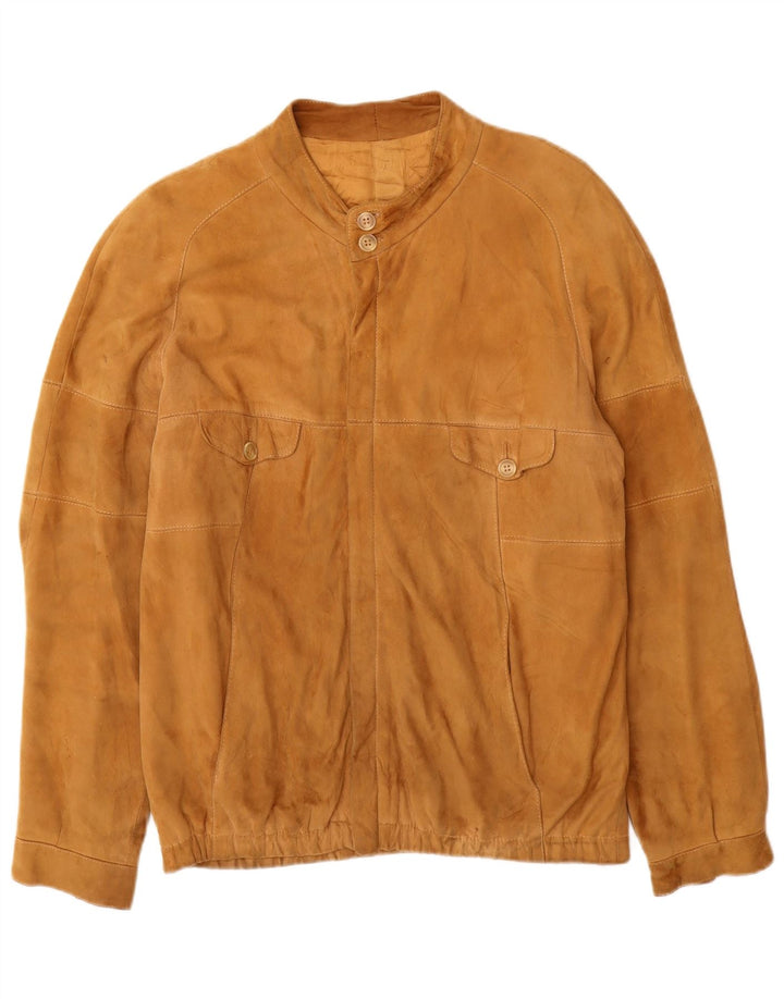 Vintage herre ruskind bomberjakke UK 38 medium brun